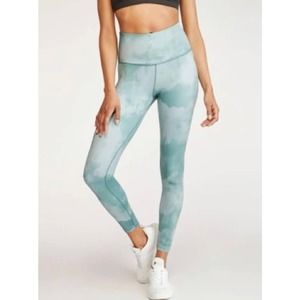 Beyond Yoga Olympus High Rise Green Tie Dye Patterned Leggings Medium